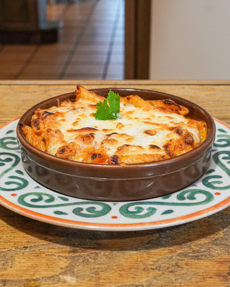 Macarrones gratinados